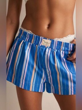 We the Free Day to Day Mini Boxers NWOT cobalt combo